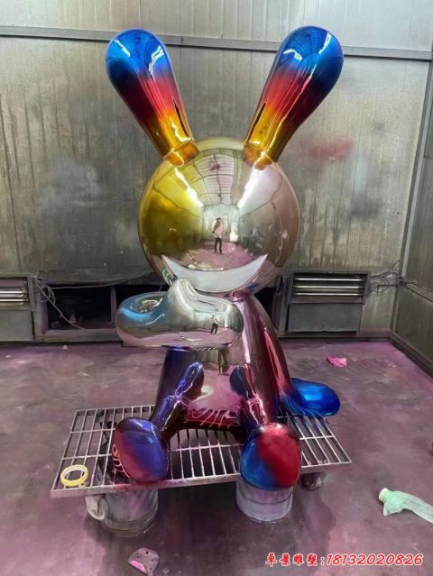 電鍍兔子動(dòng)物