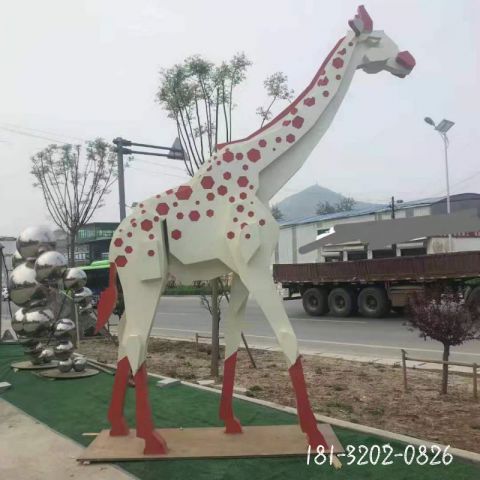 公園仿真長頸鹿