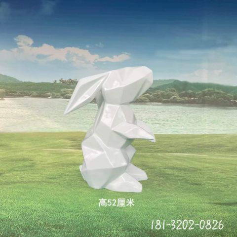 公園仿真兔子