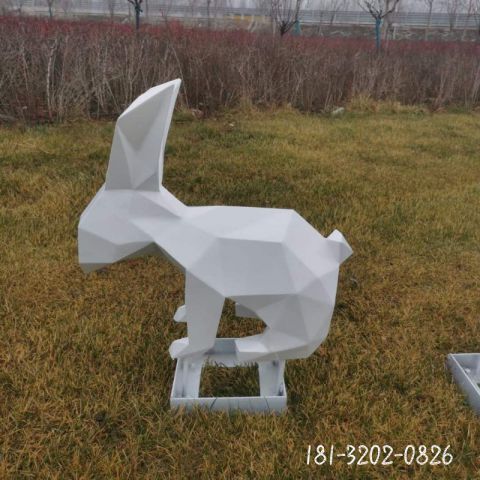 公園仿真兔子